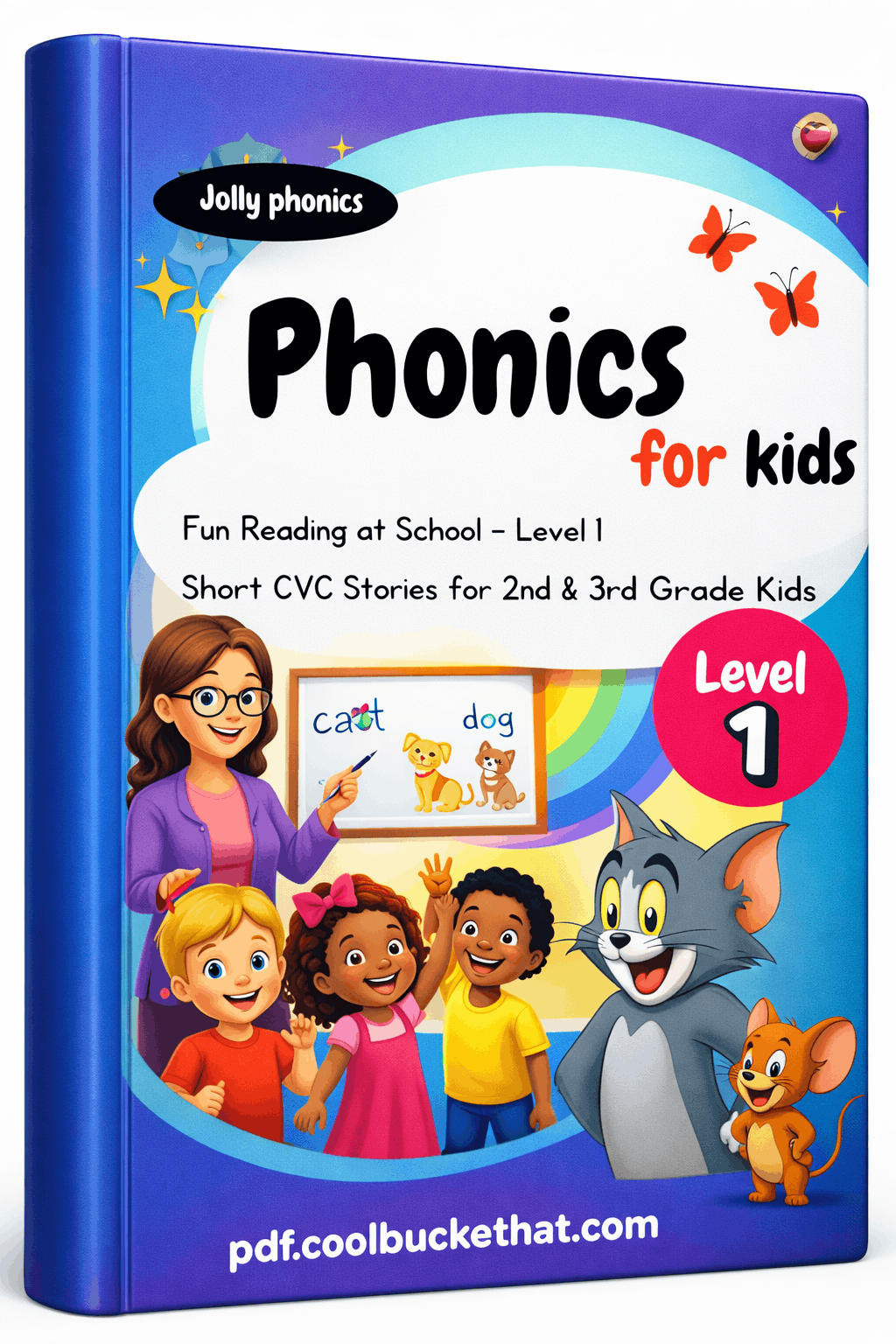 Phonics for Kids Fun Reading at School Level 1